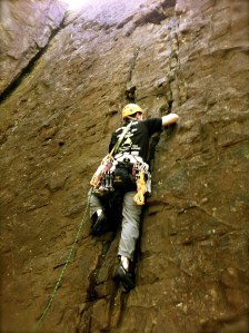 our buddy setting up First Crack as a warm up