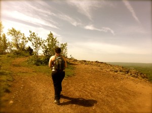 The top of Ragged Mountain