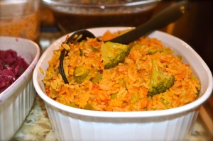 Cheap and Fast Veggie Rice