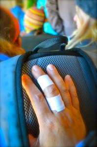 I wish my finger was better, but it will be slowly but surely