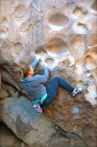 At Warm Up Boulders for some cooling down
