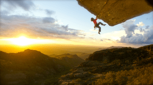 Picture #5 - When we lead, there is always the risk of falling.  Learn from a class or experienced leaders best practices in lead falling.