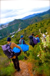 How we get to awesome climbing, hiking, sometimes it is flat, but many times its steep and technical. 