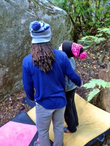 My rock is my mom and my brother Brandon. 