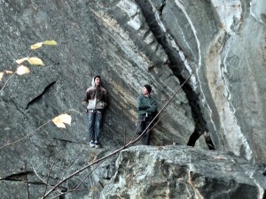 Paul and Boz, talking the most important topic in the world for some of us....CLIMBING!